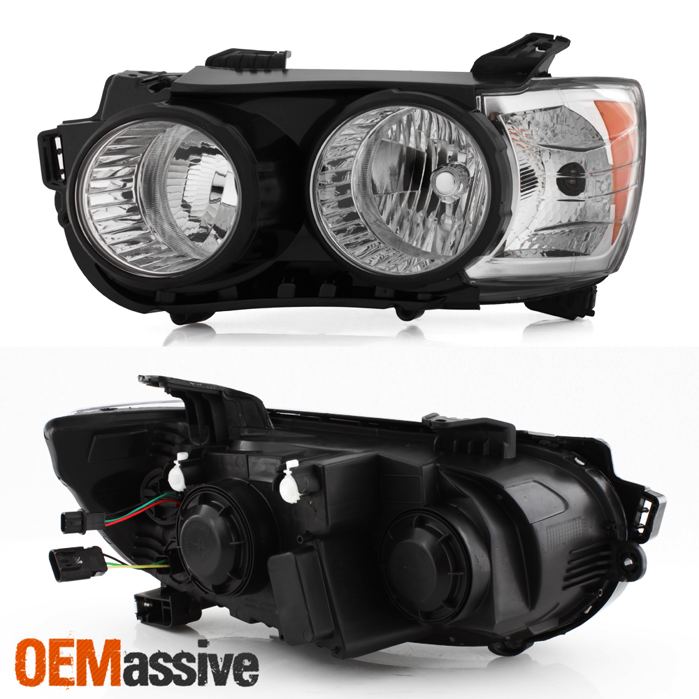 Fits 20122016 Chevy Sonic Black Left Driver Side Halogen Headlight Replacement eBay